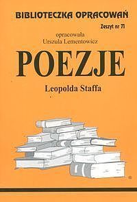 Biblioteczka Opracowań Poezje Leopolda Staffa