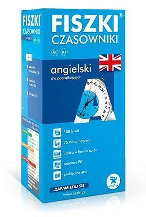 Fiszki. Czasowniki. A1, A2. Angielski dla początkujących