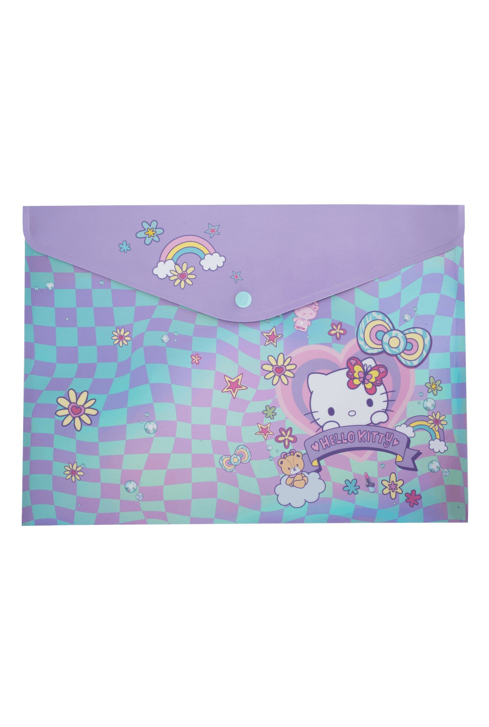 Koperta na dokumenty A4 PP Hello Kitty pink wzór 1