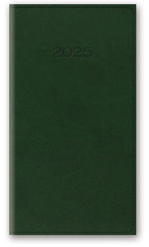 Kalendarz 2025 A6 tygodniowy vivella zielony