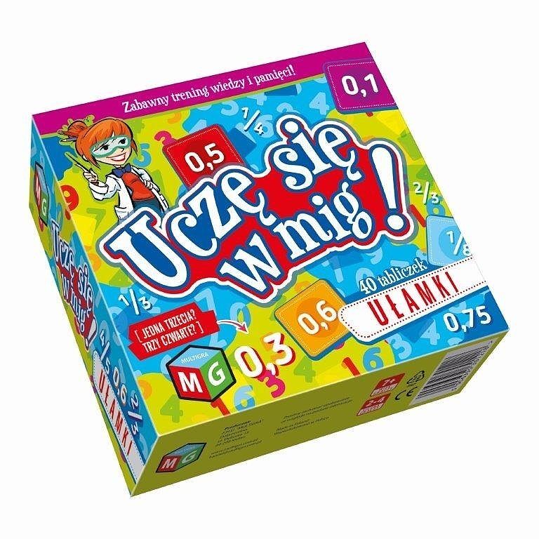 Gra uczę się w mig ułamki
