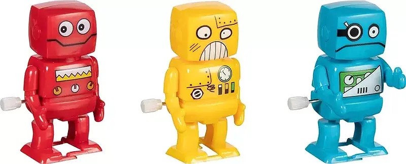 Robot zabawka do nakręcania goki 1 szt. Mix