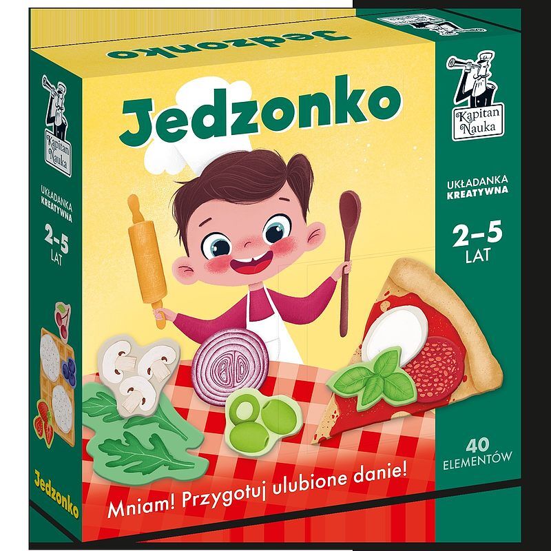 Jedzonko. Układanka kreatywna (2-5 lat). Kapitan Nauka