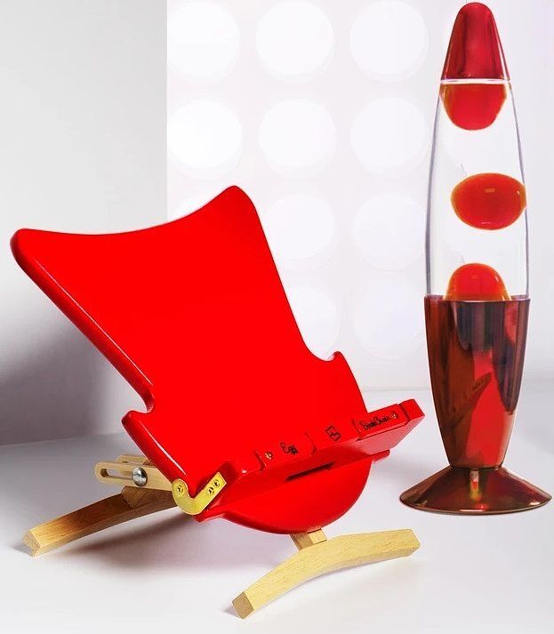 Podstawka pod książkę/tablet tg egg book chair czerwona