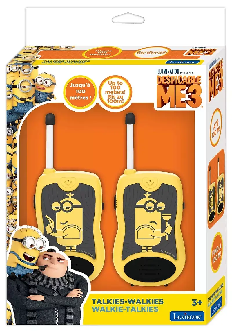Krótkofalówki walkie talkie minionki ze sprzączką tw12des