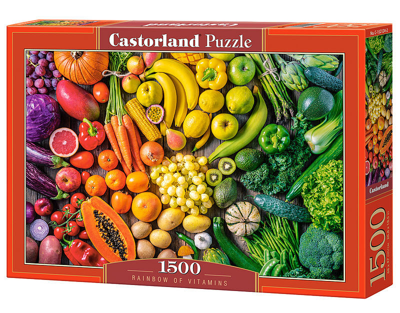 Puzzle 1500 Rainbow of Vitamins
