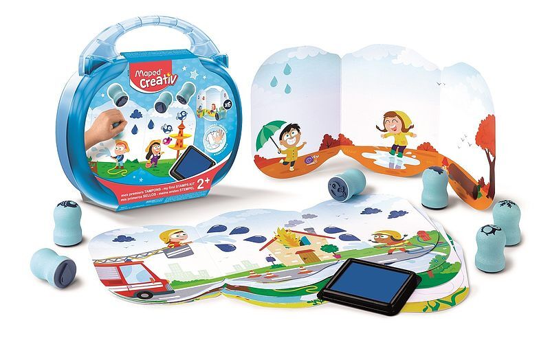 Stemple pogodowe maped creativ w walizce