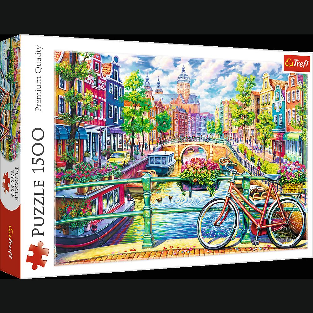 Puzzle 1500 Kanał amsterdamski 26149