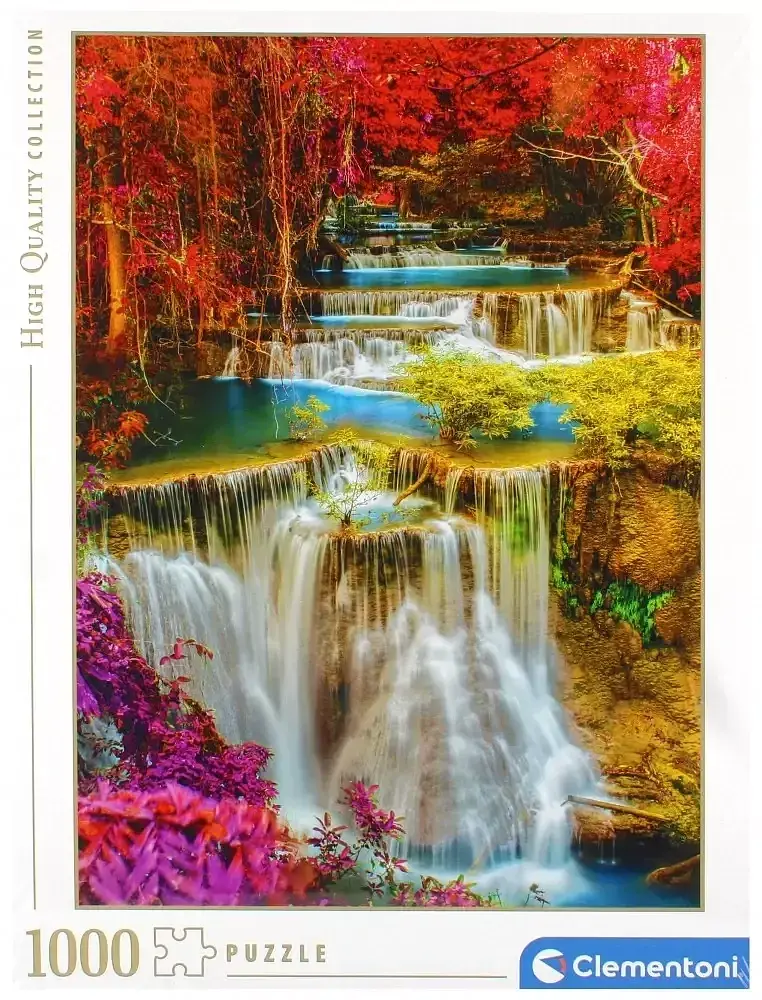 Puzzle 1000 hq colourful thai falls 39821