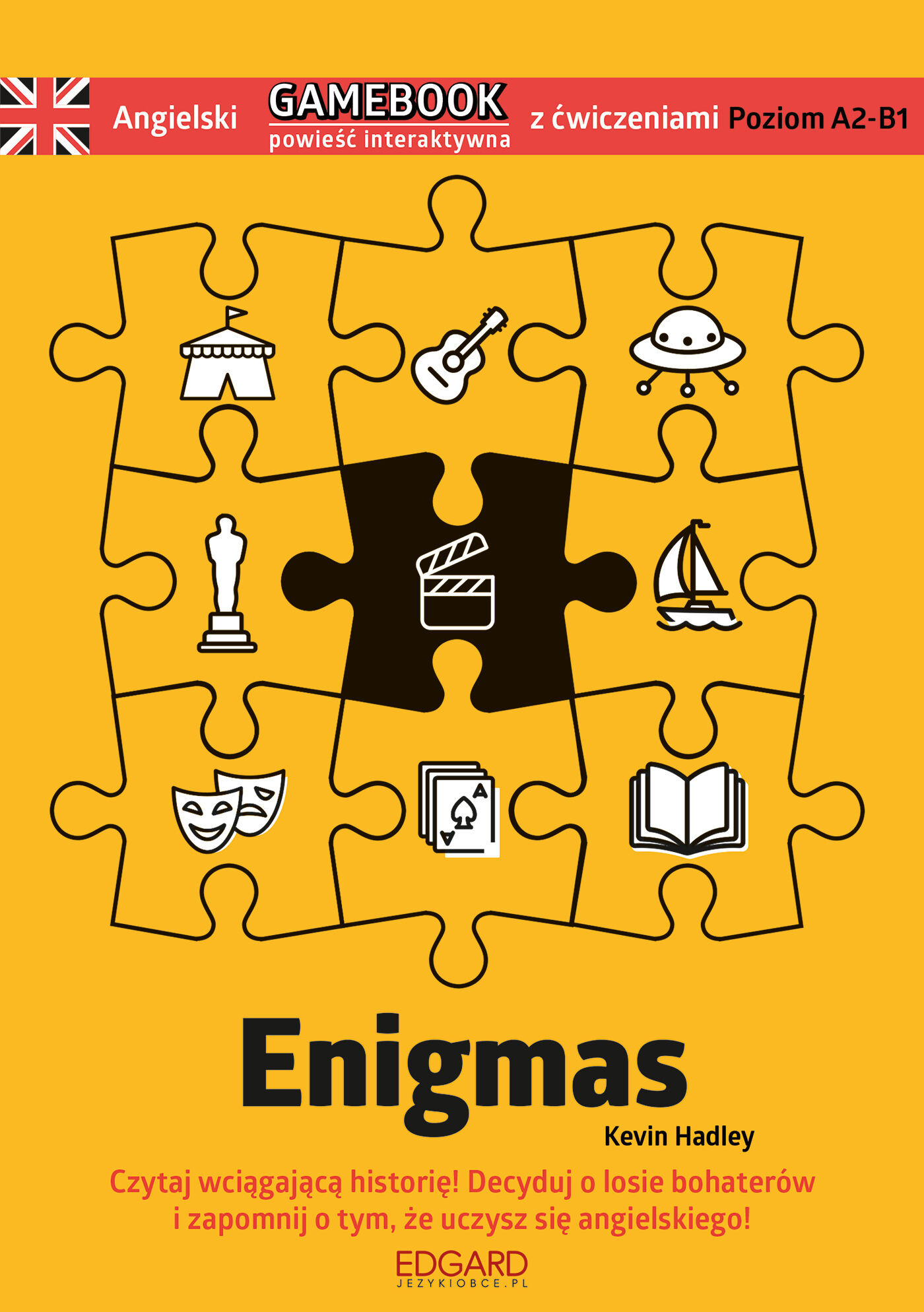 Angielski Game book z ćwiczeniami Enigmas