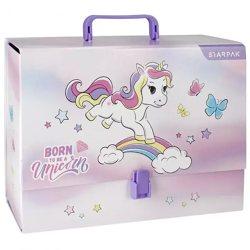 Teczka a4 z rączką unicorn 1 szt. Mix
