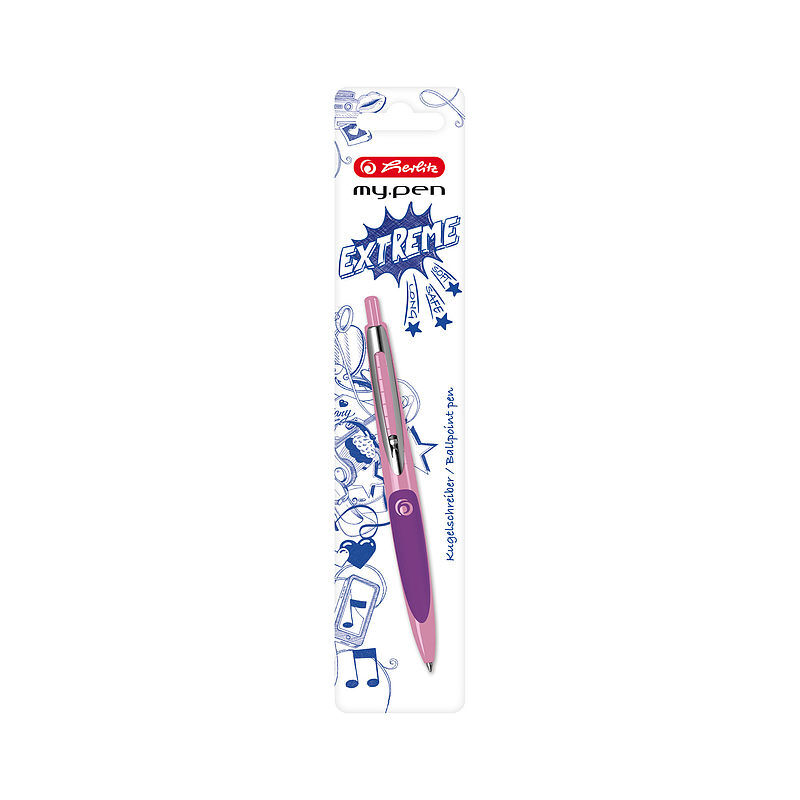 Długopis herlitz my. Pen róż-lila