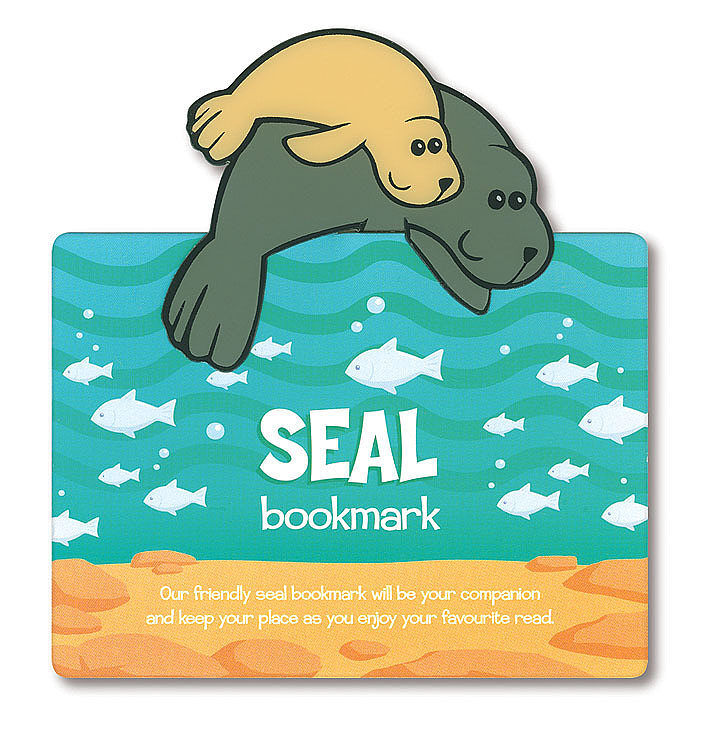 Zwierzęca zakładka do książki seal foka