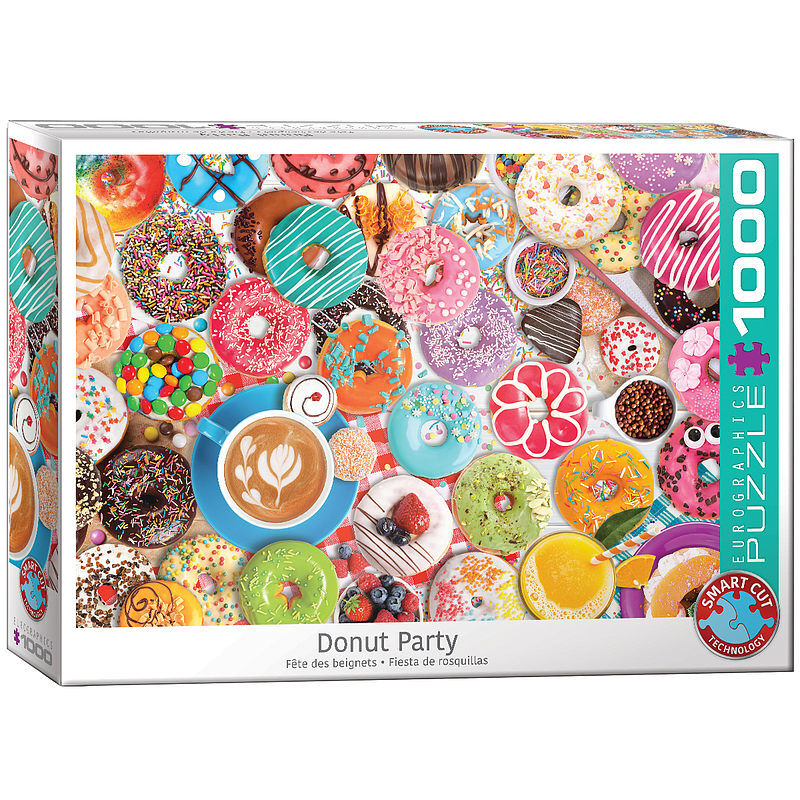 Puzzle 1000 donatowa impreza 6000-5602