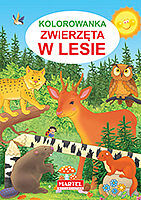 Zwierzęta w lesie. Kolorowanka