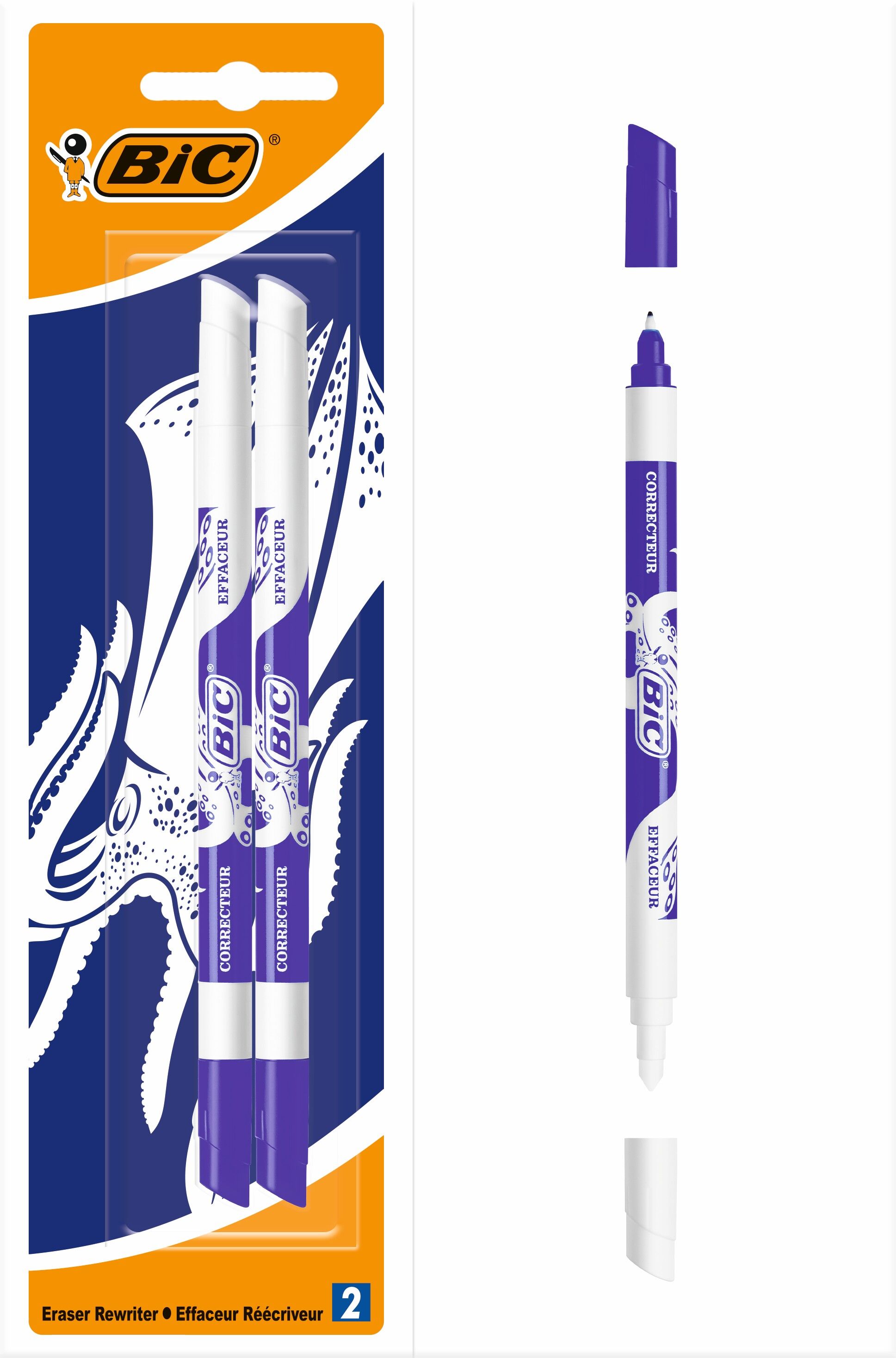 Wymazywacz do piór wiecznych Ink Eater bls BIC 2szt.