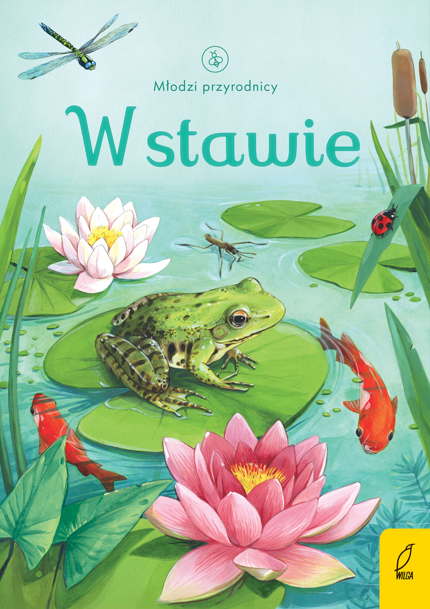 Młodzi przyrodnicy. W stawie
