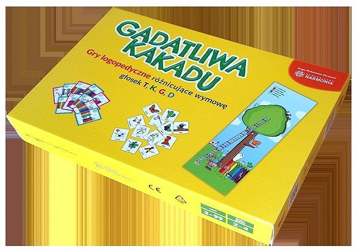 Gadatliwa kakadu Gry logopedyczne różnicujące wymowę głosek T K G D