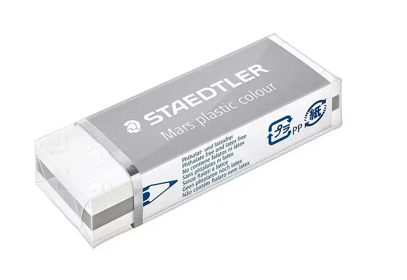 Gumka techniczna mars plastic szara staedtler 1 szt