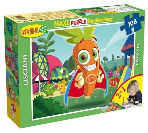 Puzzle dwustronne maxi Carotina 108