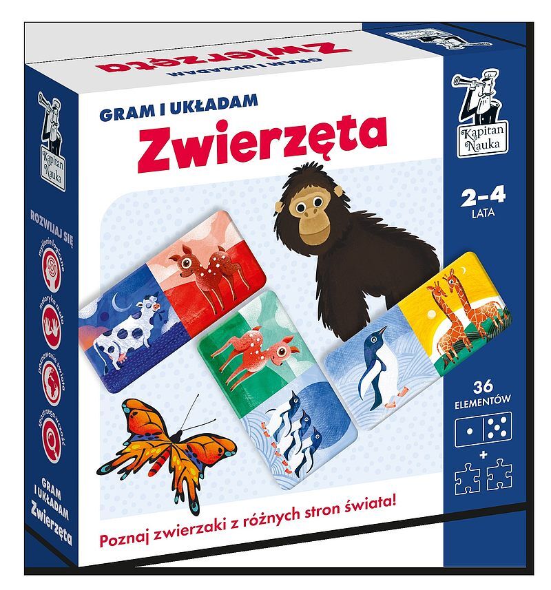 Gram i układam. Zwierzęta. Kapitan Nauka