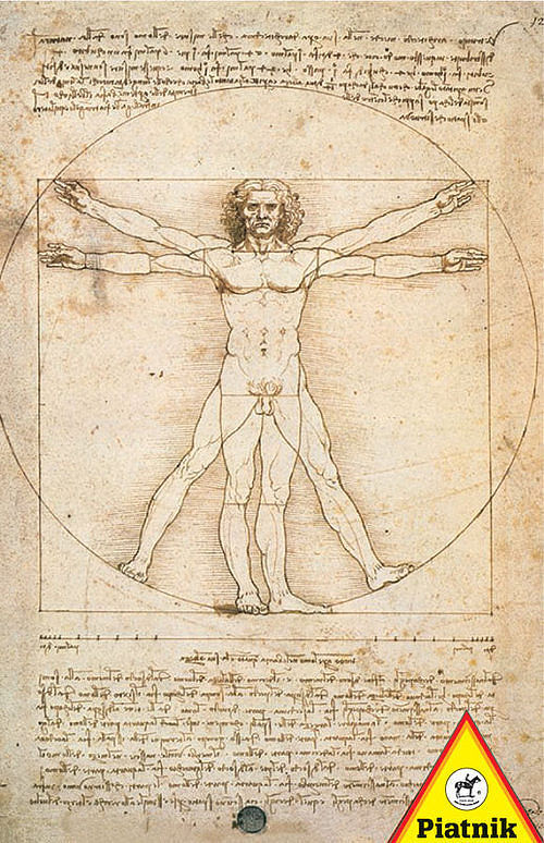 Puzzle 1000. Da Vinci - proporcje