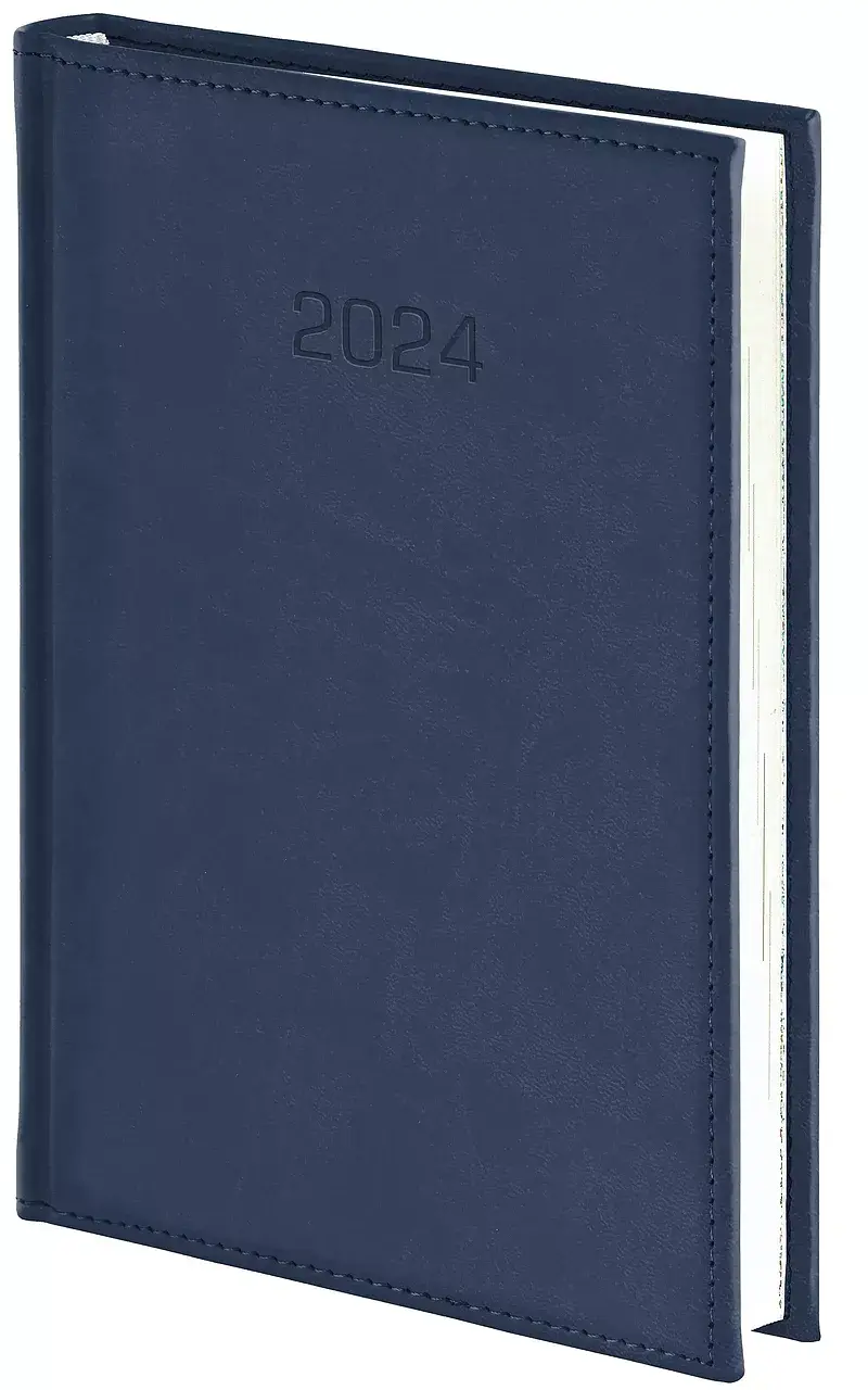 Kalendarz 2024 vivella z notesem a4 tygodniowy granat