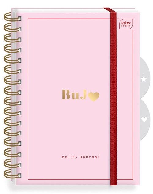 Bullet Journal Bujo Heart Organizer na spirali A5