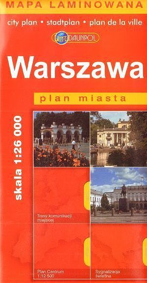 Warszawa. Plan miasta. Skala 1:26 000