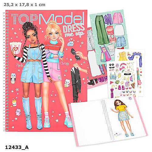 Kolorowanka dress me up big top model 12433a