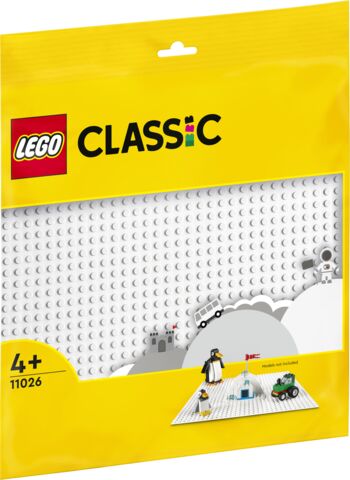 LEGO Classic Biała płytka konstrukcyjna 11026
