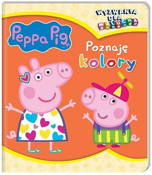 Peppa Pig. Wyzwania dla malucha. Poznaję kolory.