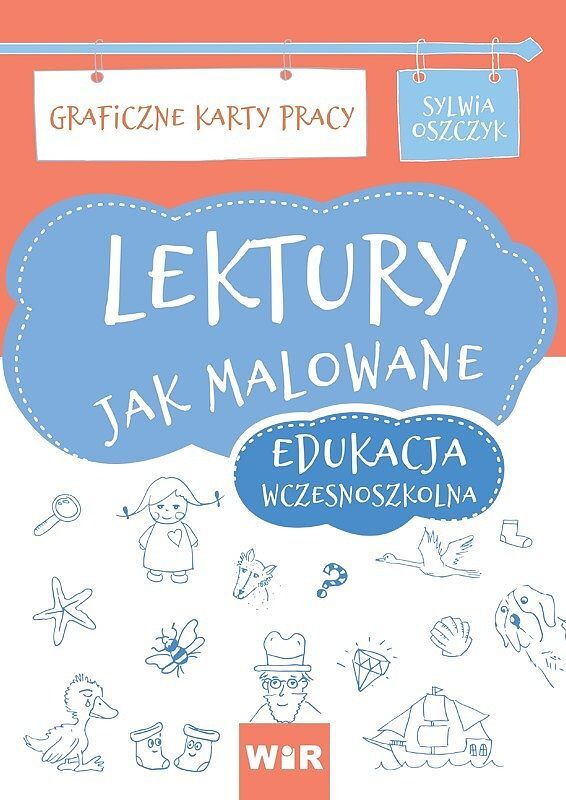 Lektury jak malowane edukacja wczesnoszkolna graficzne karty pracy