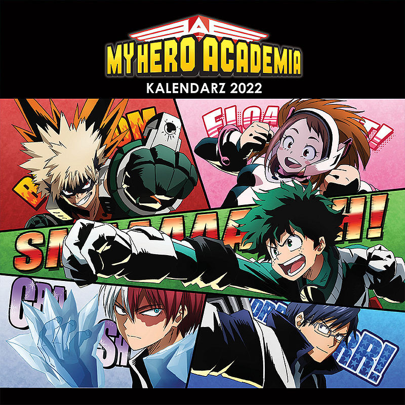 My Hero Academia - Akademia bohaterów - kalendarz ścienny 2022