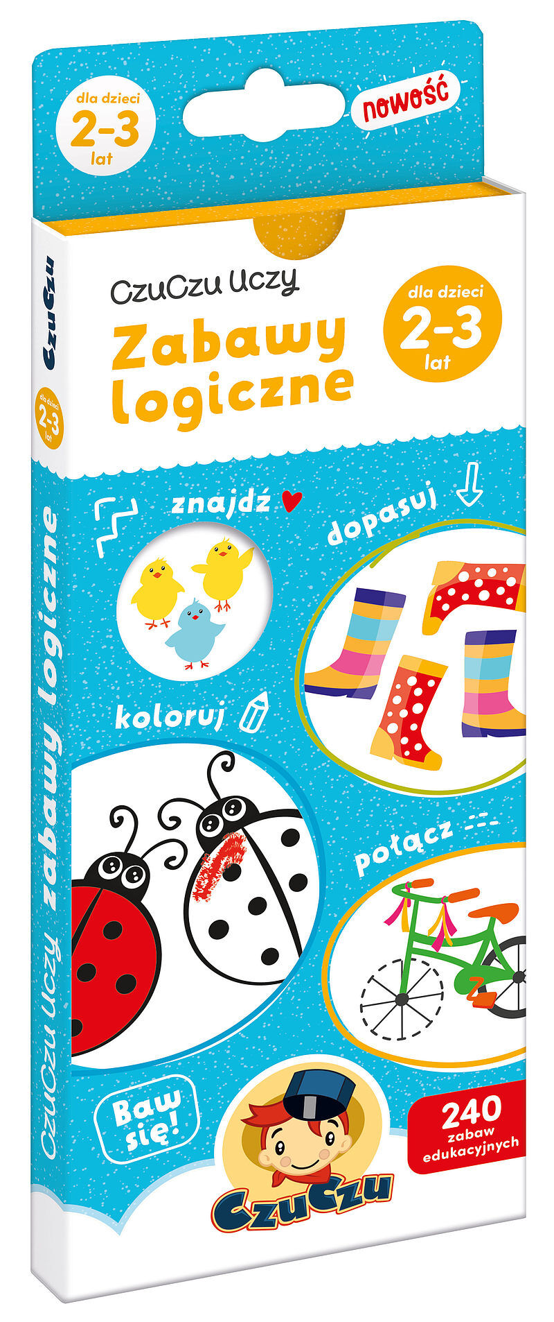 Zabawy logiczne 2-3 lat czuczu