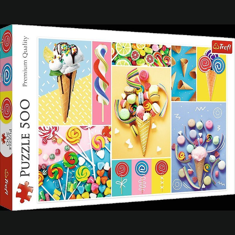 Puzzle 500 ulubione słodycze 37335