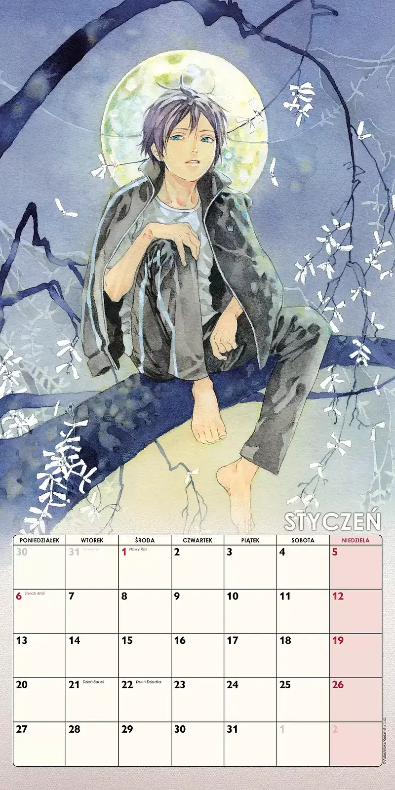 Noragami (Kalendarz ścienny) - 2025