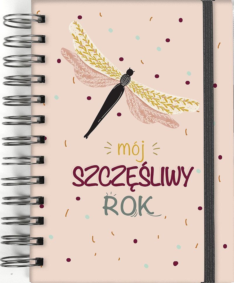 Kalendarz 2023 motywacyjny planer mój szczęśliwy rok ważka