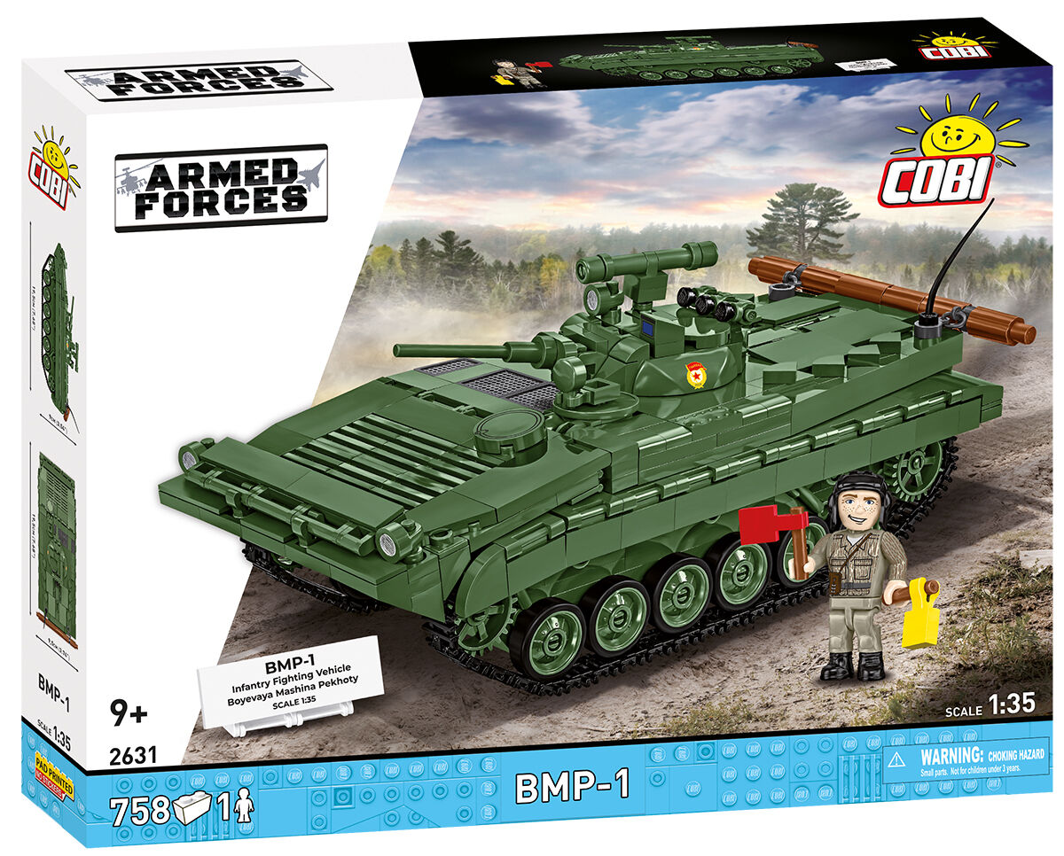 COBI klocki Czołg BMP-1 (DDR/RUS) 2IN1 COBI-2631