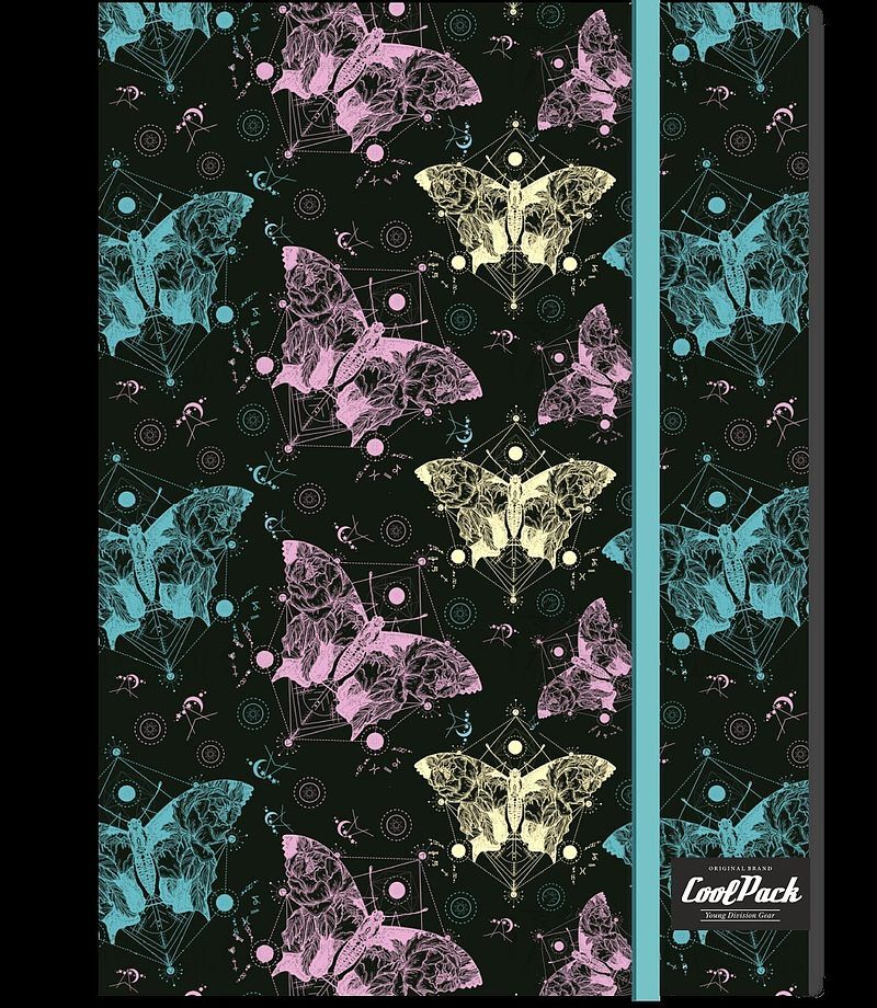 Brulion a5 z gumką coolpack zodiac
