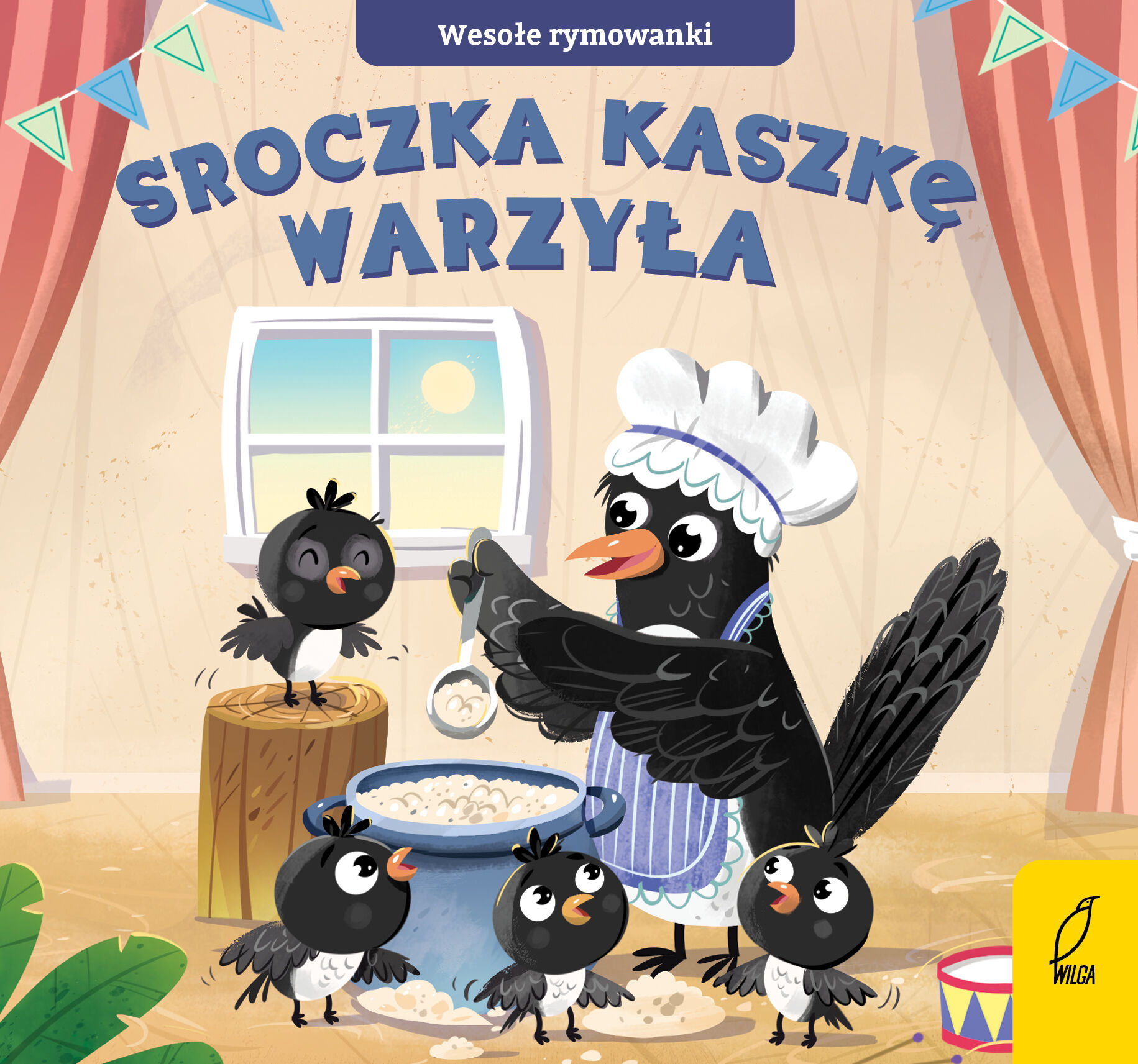 Wesołe rymowanki. Sroczka kaszkę warzyła