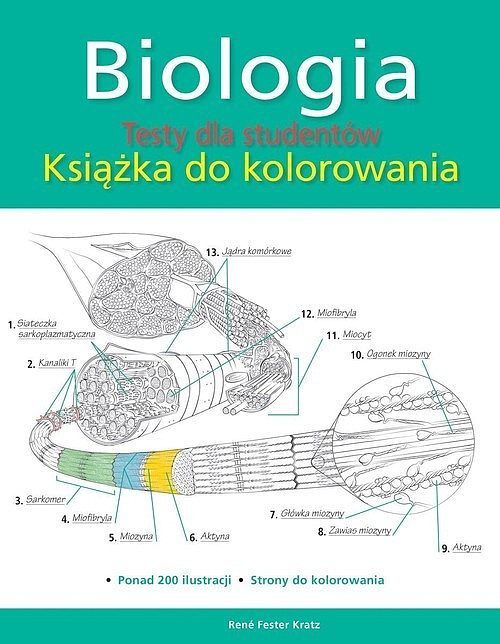 Biologia. Testy dla studentów. Książka do kolorowania