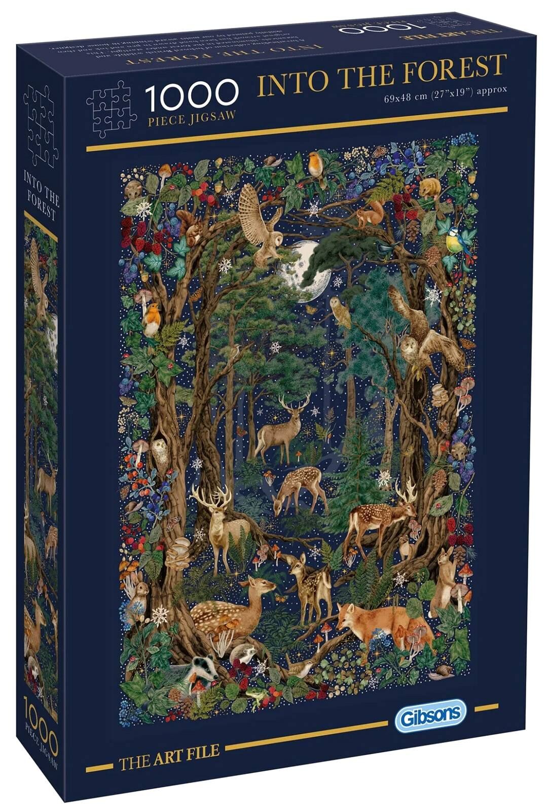 Puzzle 1000 W głąb lasu 112569