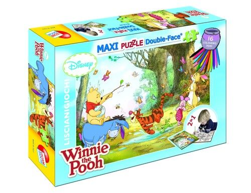 Puzzle dwustronne Maxi 60 Kubuś Puchatek