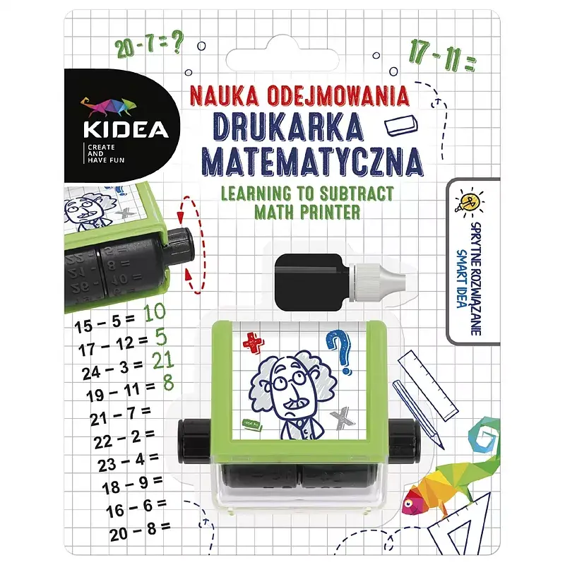 Nauka odejmowania Drukarka matematyczna