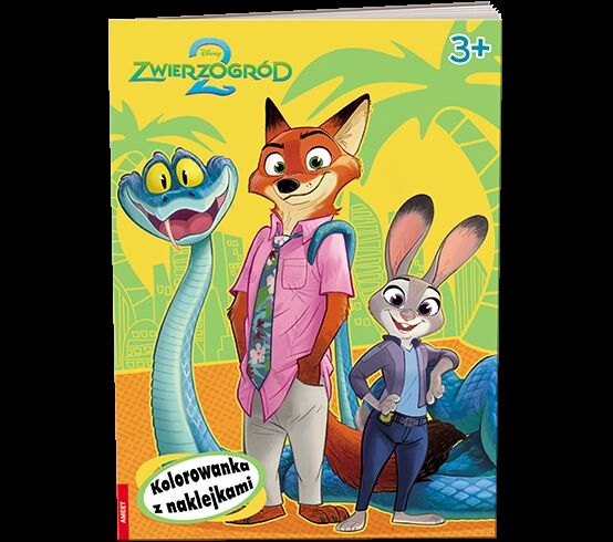 Disney Zwierzogród 2 Kolorowanka z naklejkami NA-9142