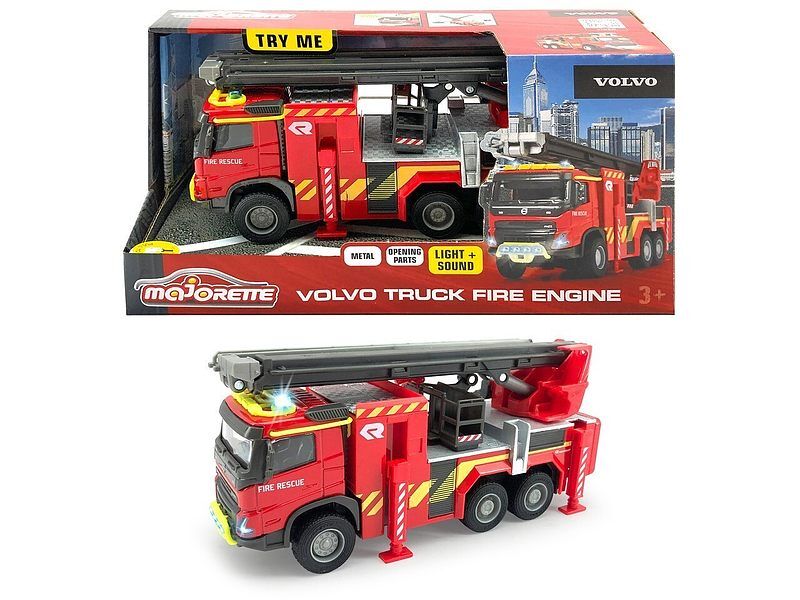 Straż pożarna volvo 19 cm majorette grand