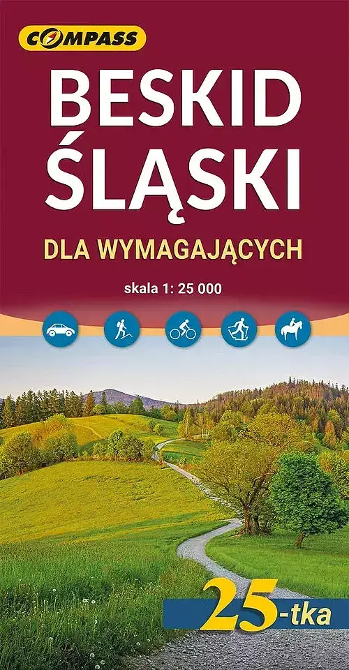 Beskid Śląski dla wymagających. Mapa turystyczna w skali 1:25 000