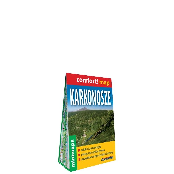 Karkonosze mapa turystyczna laminat mini 2022