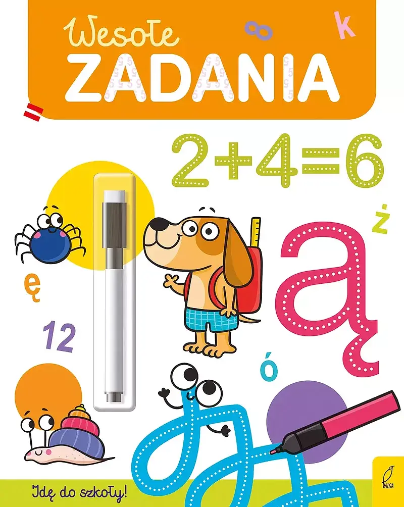 Wesoła nauka. Wesołe zadania. Flamaster suchościeralny
